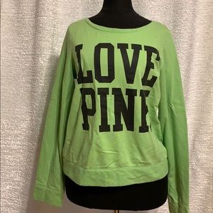 Love pink sweatshirt